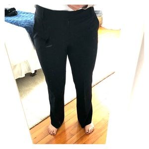 Banana Republic Black Martin Fit Light Wool Pants